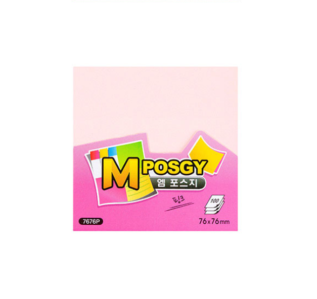 [M-POSGY] Basic  7676 (76*76mm) 100 sheets